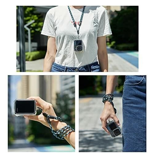 blackbeetle ゴープロ 用のラアクセサリー 保護フィルム+電池カバー+ シリコンケース+レンズカバー+ハンドス|diamod-snap987|02