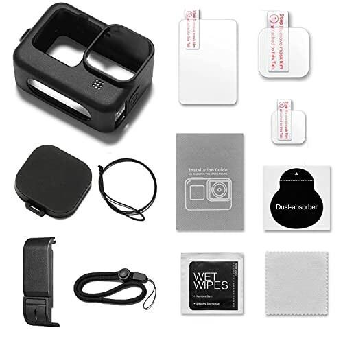 blackbeetle ゴープロ 用のラアクセサリー 保護フィルム+電池カバー+ シリコンケース+レンズカバー+ハンドス|diamod-snap987|07