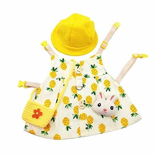 Yurika ウサギ 猫 ハーネス モルモット 小型ハムスター リードセッ うさぎハーネス 可愛いうさぎ服 限定価格セール