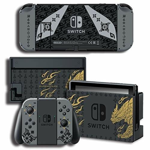 Switch スキンシール For モンスターハンター 任天堂スイッチ 本体 コントローラー用 スキンシール スリム 薄 31039505244 ダイヤモンドスナップ 通販 Yahoo ショッピング