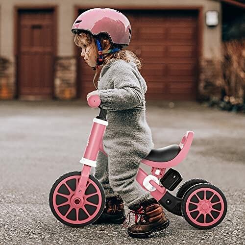 ダイヤモンドスナップ 3in1 三輪車 自転車車体 子供用 自転車 軽量 キッズ ベビーストライダーに変身可能 2 4歳 2 4 歳 コンパクト 誕生日プレゼントに最 三輪車