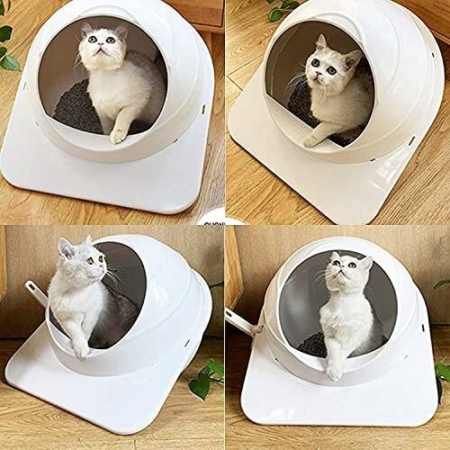 Uotyle 猫トイレ 本体 大きめ 消臭 ドーム 大きい 猫トイレ本体 猫のトイレ スコップ付き 超大型 砂飛び散りか ダイヤモンドスナップ 通販 Yahoo ショッピング