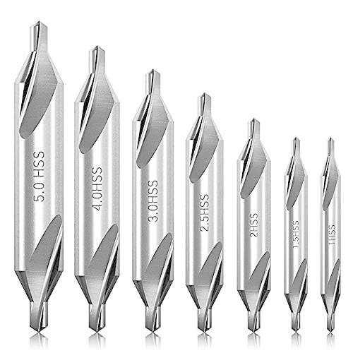 Goomand 7本 センタードリルビット 60度の角度1mm 1 5mm 2mm 2 5mm 3mm 4mm 5mm 面取り ネジ穴 ツール 超硬 センタ 31042714491 ダイヤモンドスナップ 通販 Yahoo ショッピング