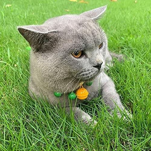 猫首輪 鈴付き 猫 首輪 猫の首輪 犬 犬首輪 小型犬 安全 軽量 限定品 手作り 鈴つき 贈り物 猫くびわ 子猫