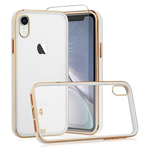 ｃｉｔｙｋｏｄａ Iphone Xr 専用ケース 6 1インチ 強化ガラス保護フィルム1枚付き 簡約 シンプルスタイル 金メ ダイヤモンドスナップ 通販 Yahoo ショッピング