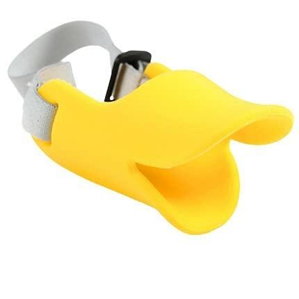 口輪 アヒル口形犬用マズル ペット用マスク ペット用品 噛みつき防止 無駄吠え