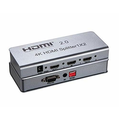 素晴らしい 4:4:4 4K60Hz 同時出力 2出力 1入力 HDMI分配器 三生テック HDMI2.0 ディスプレイ・プロジェクターの同時分 HDCP2.2対応 その他AV周辺機器