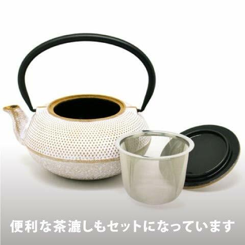 12月スーパーSALE 15％OFF】 南部鉄器 0.6L 鉄瓶 パープル ロジ