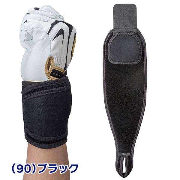 野球 MIZUNO ミズノ 学生野球対応・高校野球対応 リストガード -ホワイト・ブラック-|diamond-sports|03