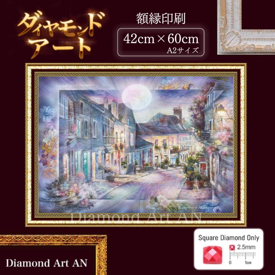 AM-534 A2 ダイヤモンドアート 絵画 花 風景 四角 スクエアビーズ