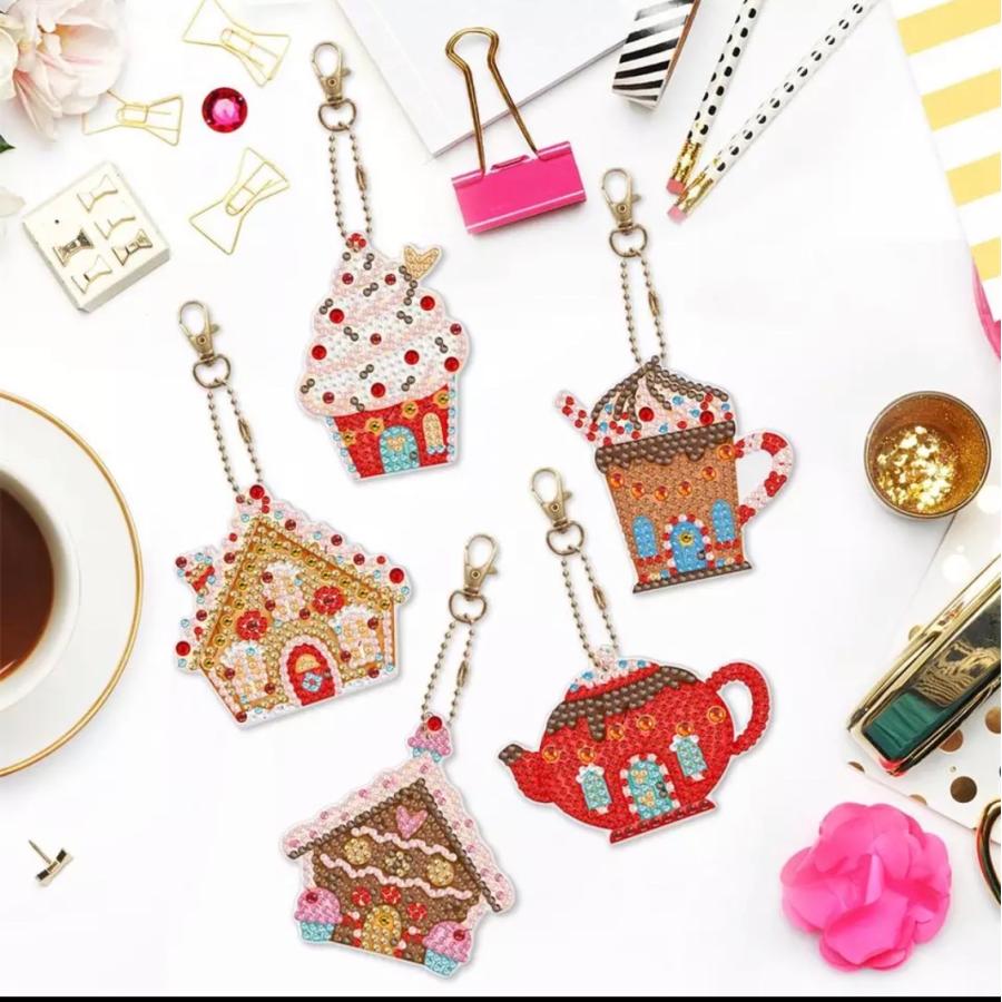 キーホルダー ダイヤモンドアート AN-diaart ツリー オーナメント