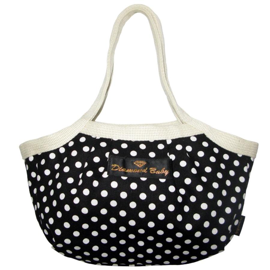 ダイヤモンドベイビー Diamond Baby ドット柄キャリーバッグ S