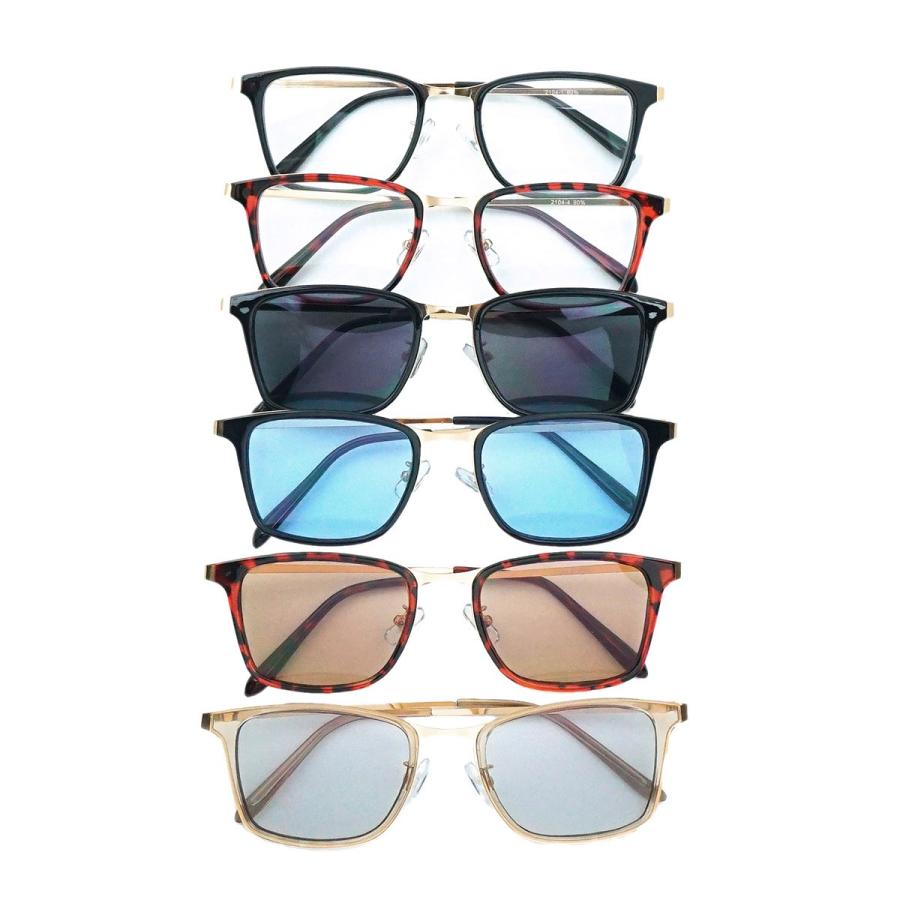 サングラス メンズ レディース ブランド ブルー スモーク ブラウン クリア レンズ おしゃれ Uvカット サングラスケース 7jewelry ウェリントン サングラス 7j 305 Sbg Official Store 通販 Yahoo ショッピング