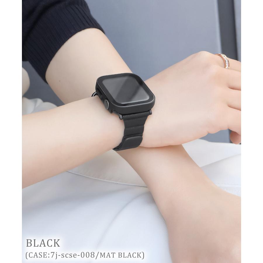 アップルウォッチ バンド くすみカラー スリム マグネット レザー 替え ベルト レディース apple watch 38 40 41 42 44 45 49 mm series 9 8 7 SE 6 5 4 3 2 1｜diamonddust｜07