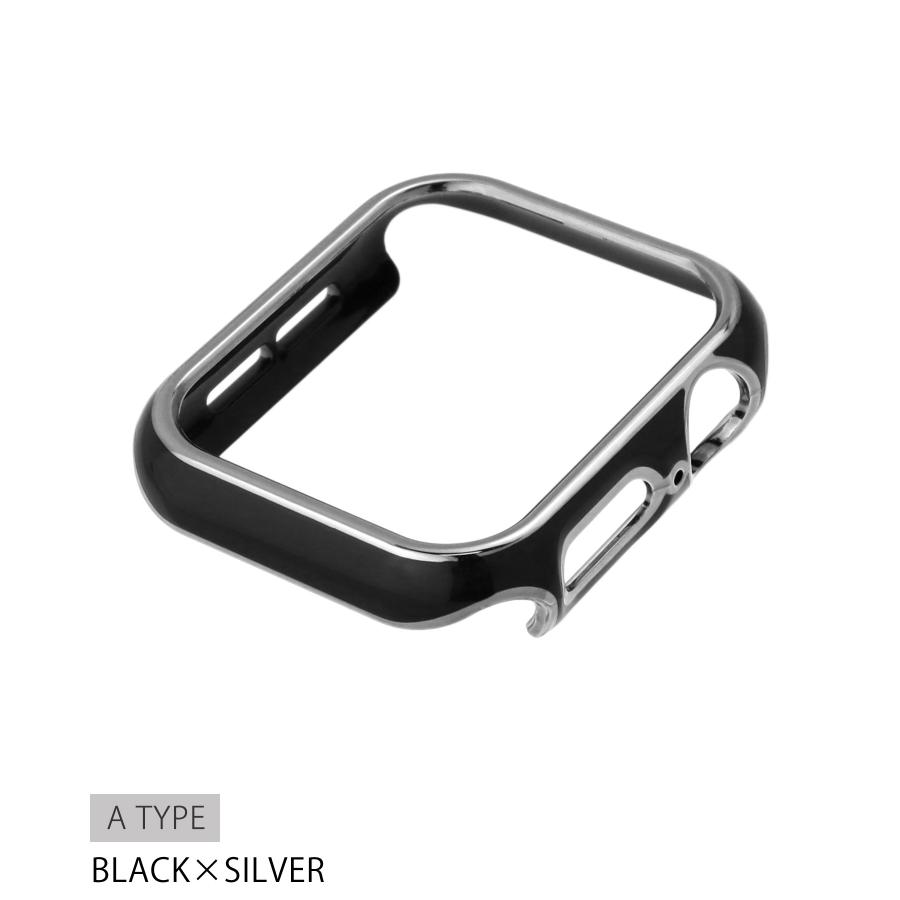アップルウォッチ ケース 保護 バンパー カバー メタル ライン アップルウォッチ ケース 保護 バンパー カバー メタル ライン