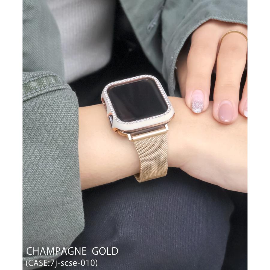 アップルウォッチ バンド ステンレス スリム 細 軽量 Apple Watch 替え ベルト おしゃれ 着せ替え 38 40 41 42 44 45 49 mm 10 9 8 7 6 5 4 SE |  | 09