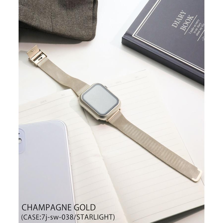 アップルウォッチ バンド ステンレス スリム 細 軽量 Apple Watch 替え ベルト おしゃれ 着せ替え 38 40 41 42 44 45 49 mm 10 9 8 7 6 5 4 SE |  | 13