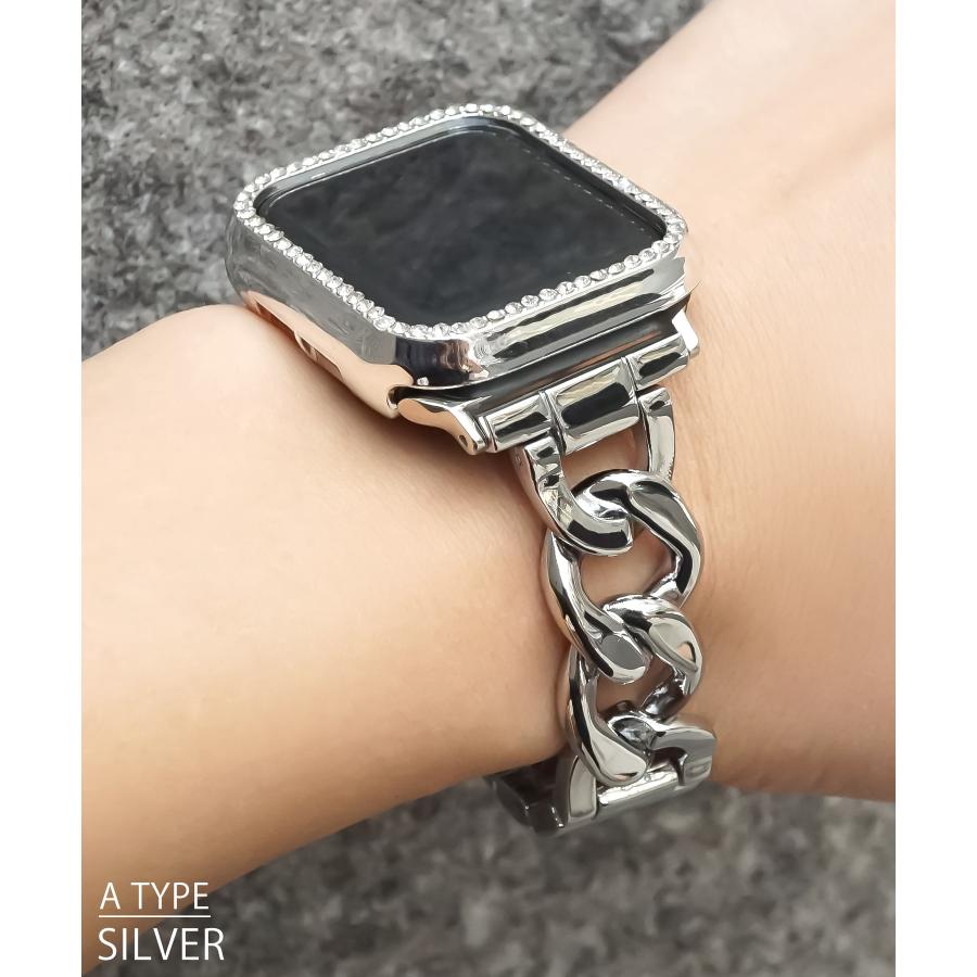 アップルウォッチ バンド 女性 ブランド おしゃれ ベルト ステンレス 