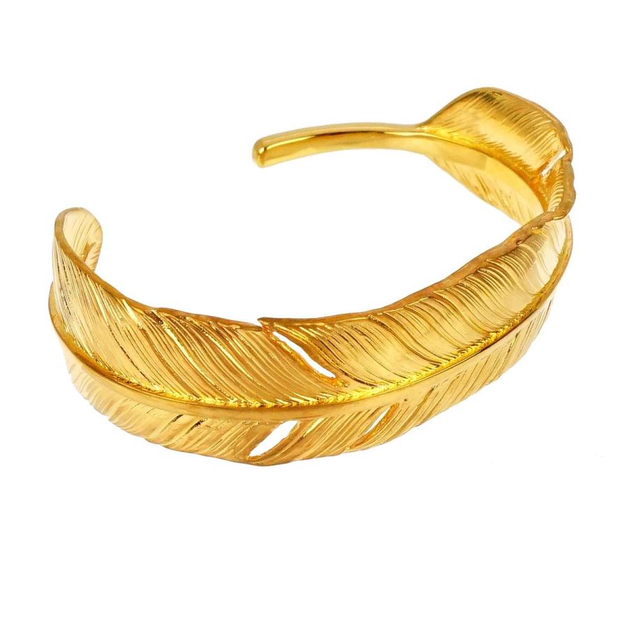 ブレスレット メンズ レディース ブランド シルバー 925 ネイティブ インディアン 羽根 腕輪 Blackdia 18k Gp ゴールド フェザー バングル Brt 014 Sbg Official Store 通販 Yahoo ショッピング