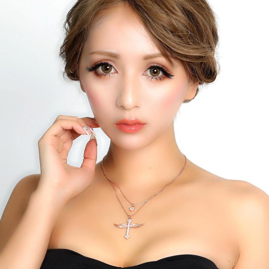 ネックレス レディース メンズ ブランド ピンク ゴールド シルバー クロス フェザー Blackdia ねもやよ 根本弥生 コラボ ネックレス Nk 071n Sbg Official Store 通販 Yahoo ショッピング