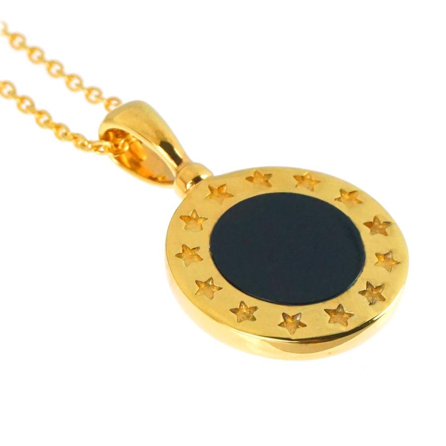 ネックレス メンズ レディース ブランド ゴールド シルバー 925 Blackdia 18k Gp ゴールド オニキス スター サークル ネックレス Nk 199 Sbg Official Store 通販 Yahoo ショッピング
