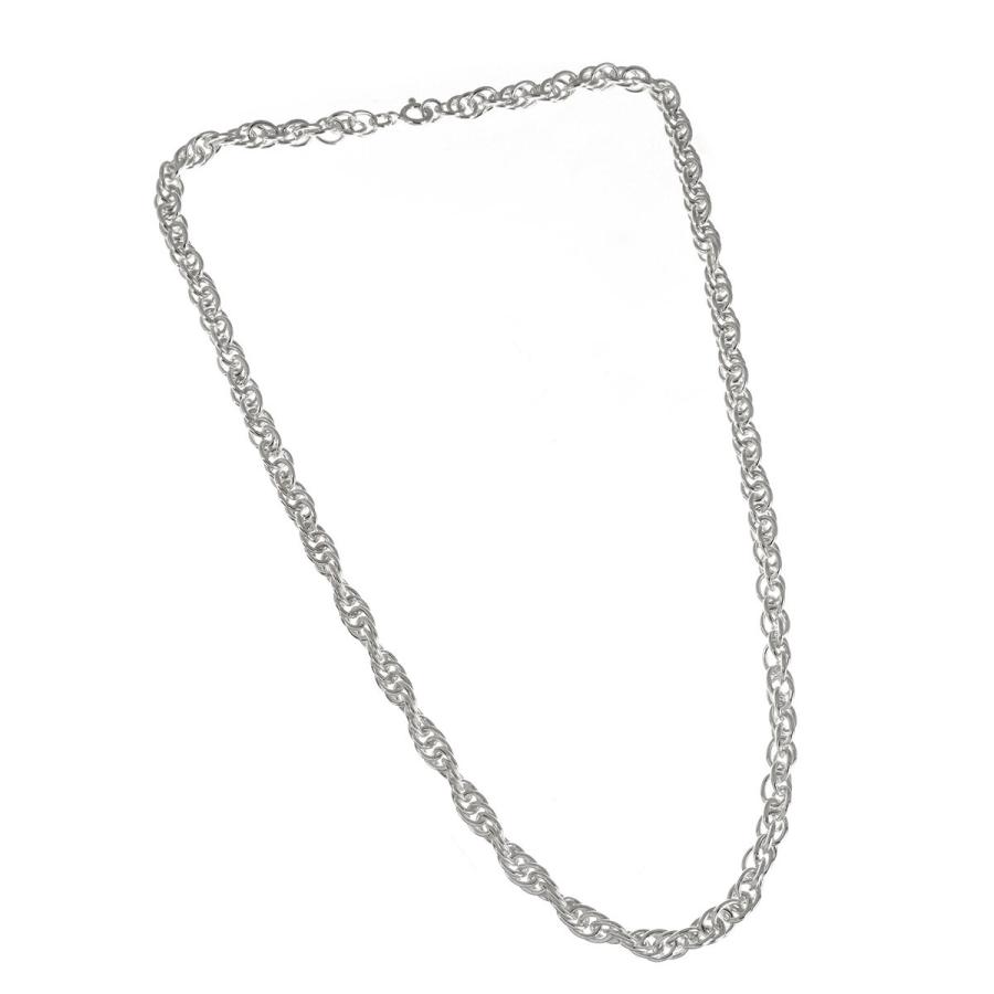 超美品 ネックレス メンズ ブランド シルバー 925 シンプル Blackdia シルバー ロープ チェーン ネックレス 幅6 0mm 長さ50cm 50 Off Www Kslcity Com My