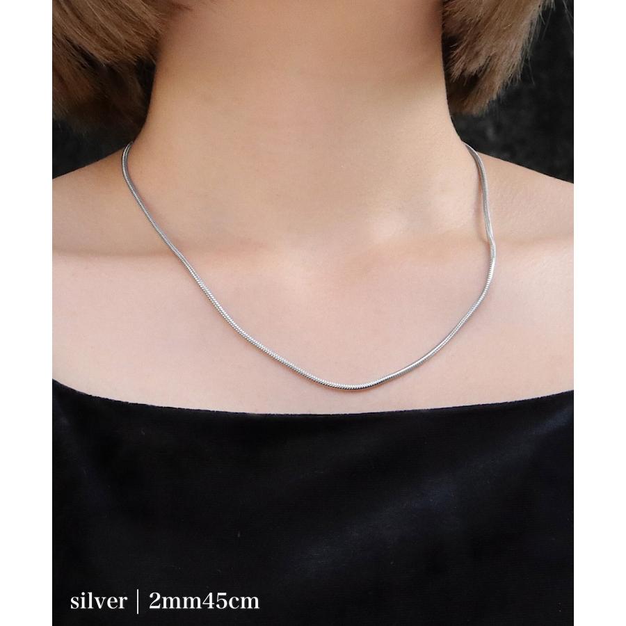 ネックレス スネーク チェーン レディース blackdia ocean ステンレス