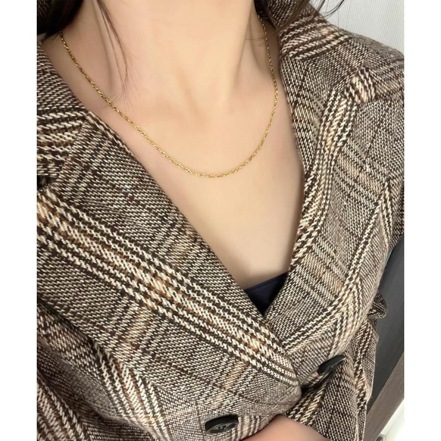 肌触りがいい レディースアクセサリー アレルギー 対応 ステンレス チョーカーネックレス 女性用 Sale ネックレス ロープ チェーン フレンチ カット レディース Blackdia Ocean ブランド ステンレス 14k Gp ゴールド ピンクゴールド シルバー 45cm おしゃれ 可愛い Www