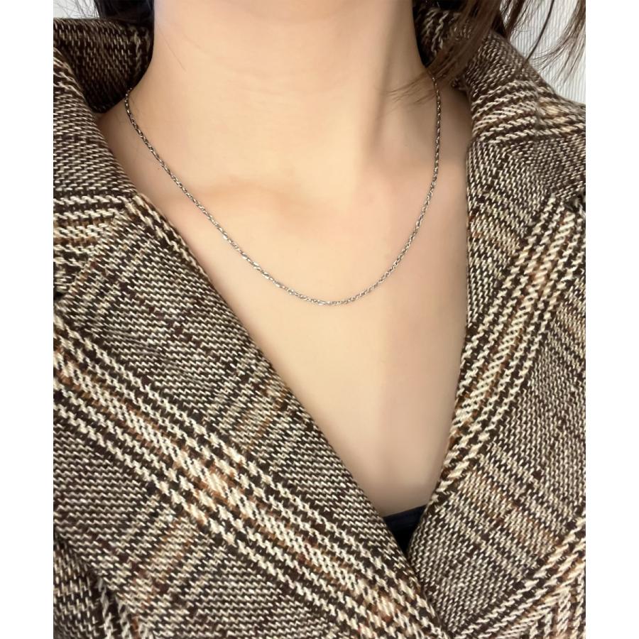 肌触りがいい レディースアクセサリー アレルギー 対応 ステンレス チョーカーネックレス 女性用 Sale ネックレス ロープ チェーン フレンチ カット レディース Blackdia Ocean ブランド ステンレス 14k Gp ゴールド ピンクゴールド シルバー 45cm おしゃれ 可愛い Www