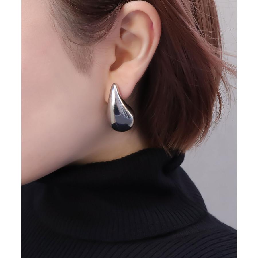 ピアス レディース blackdia ocean チャンキー ドロップ シンプル 金属 