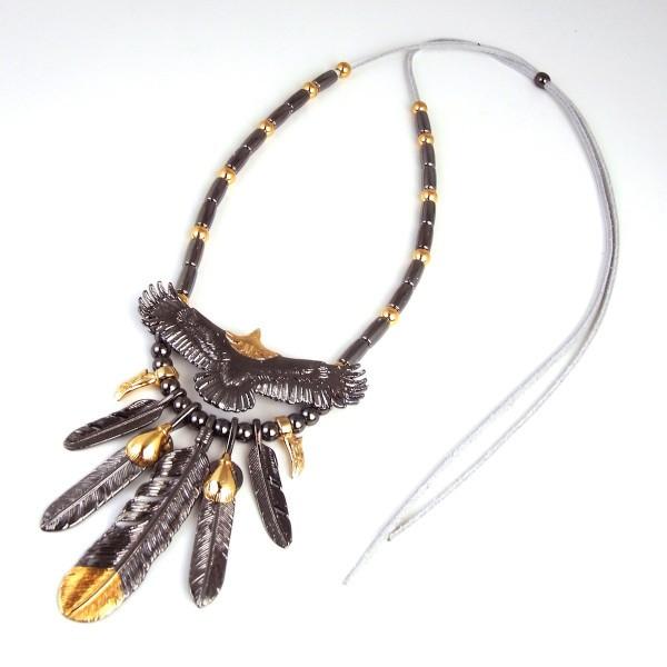 安心の定価販売 フェザーネックレス メンズ ブランド フェザー 羽 Sbg 黒 イーグル 5枚 フェザー ビーズ ネックレス 人気 ブランド 最安値 Doctorshospital Com Pk
