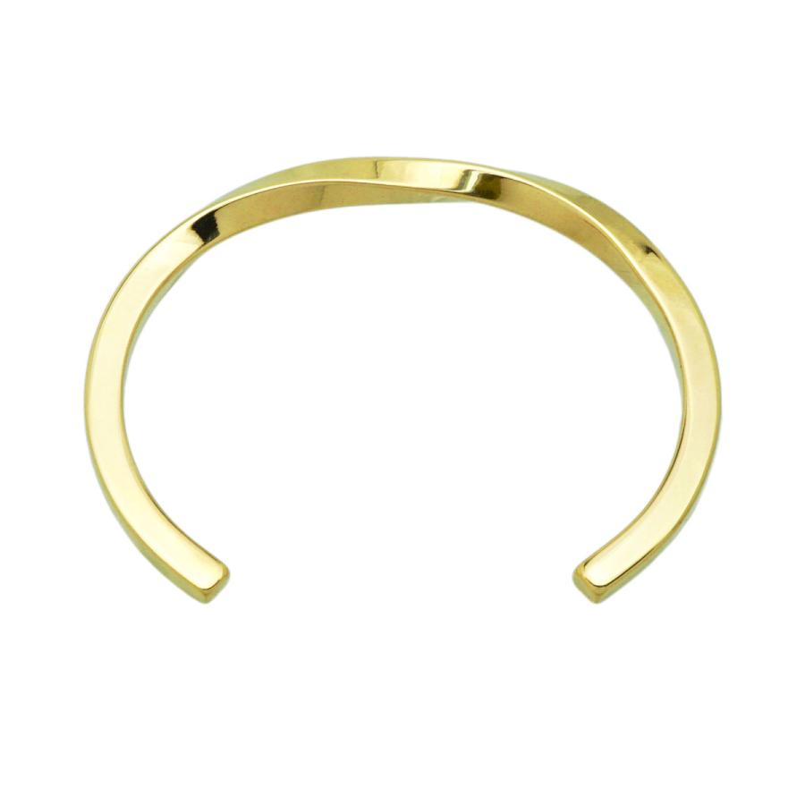 バングル ツイスト ブレスレット シンプル メンズ レディース SBG