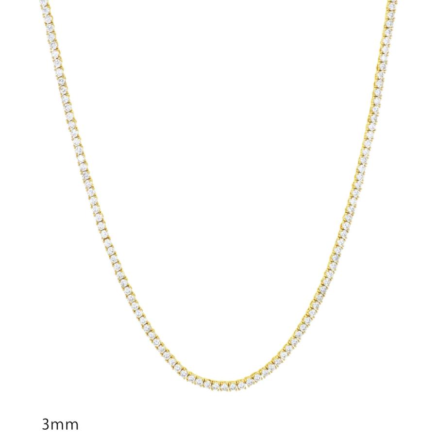 ネックレス メンズ テニス チェーン 細め 高級 ジルコニア 18K ネックレス メンズ テニス チェーン 細め 高級 ジルコニア 18K