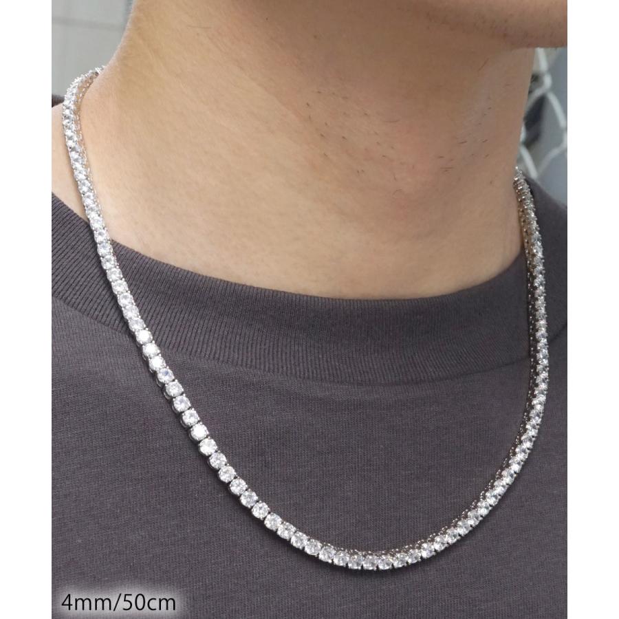 ネックレス メンズ テニス チェーン 細め 高級 ジルコニア 18K ネックレス メンズ テニス チェーン 細め 高級 ジルコニア 18K