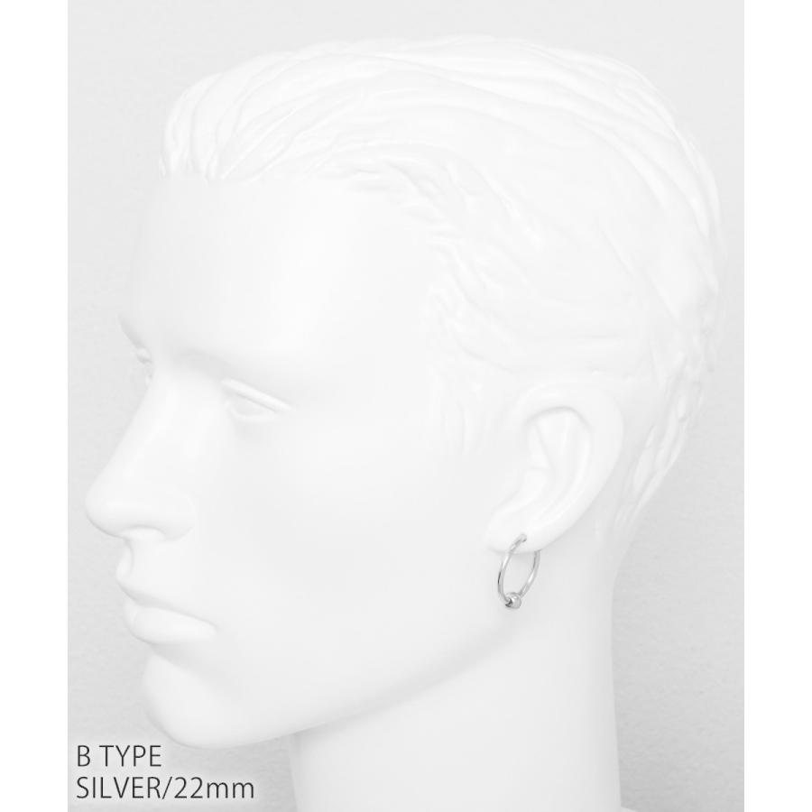 ピアス メンズ レディース SBG ブランド ノンホール フェイク フープ