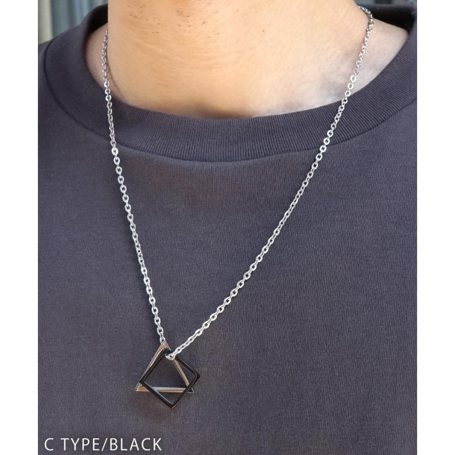 ネックレス メンズ レディース ブランド SBG シンプル キューブ
