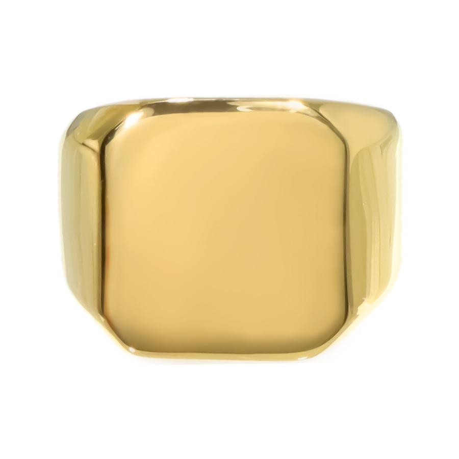 Garni 京都限定スクエアリングゴールド18k　１５号　 ケース付き Garni 京都限定スクエアリングゴールド18k 15号 ケース付き