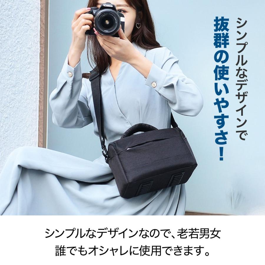 カメラバッグ 一眼レフ 女子 カメラケース ショルダー 撥水加工 カメラバッグ 一眼レフ 女子 カメラケース ショルダー 撥水加工