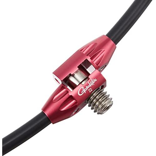 がまかつ(Gamakatsu) 玉網 タモ枠 (四折リジュラルミン) ブラック/レッド 45cm GM835 