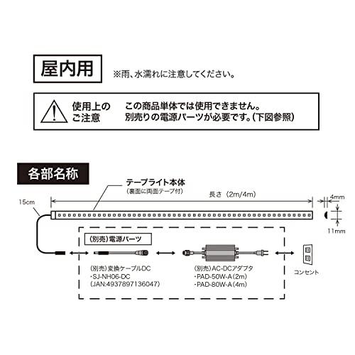 デンサン LEDテープライト STM-TN01-02B
