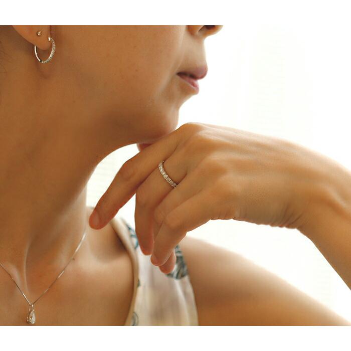 【極美品】高級 天然ダイヤモンド0.7ct フルエタニティリングK18 楽天市場】K18PG ダイヤモンド ハーフ エタニティリング【0.7ct