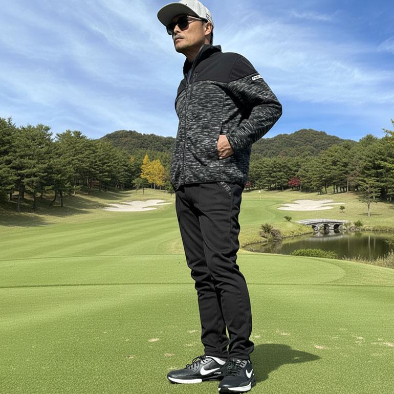 FR2GOLF♡FR2♡ゴルフウェア♡冬用♡暖パン♡ COMONGOLF（コモンゴルフ） ゴルフウェア メンズ 冬 メンズパンツ 裏