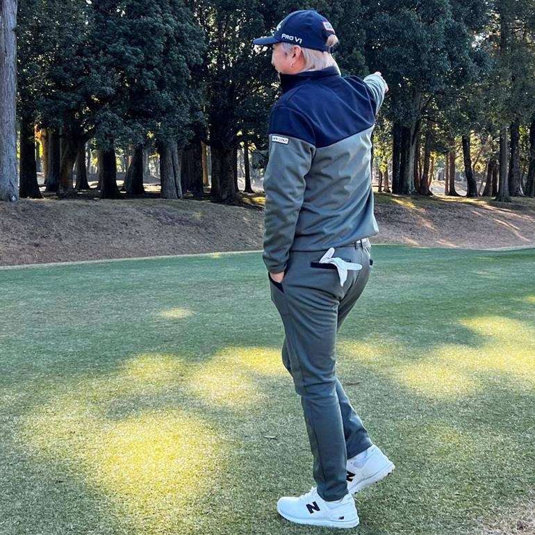 COMONGOLF（コモンゴルフ） ゴルフウェア メンズ 冬 メンズパンツ 裏