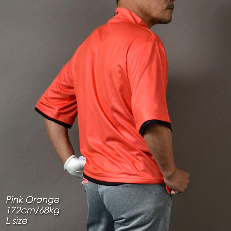 COMONGOLF（コモンゴルフ） ゴルフウェア メンズ 半袖 夏 モックネック