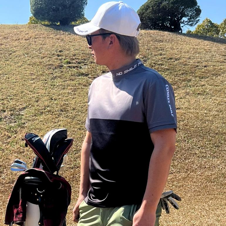 COMONGOLF（コモンゴルフ） ゴルフウェア メンズ 半袖 夏 モックネック
