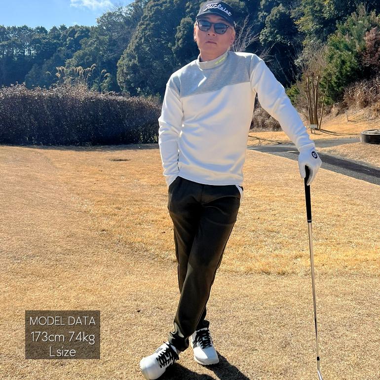 COMONGOLF（コモンゴルフ） ゴルフウェア メンズ 秋冬 冬 長袖 モック