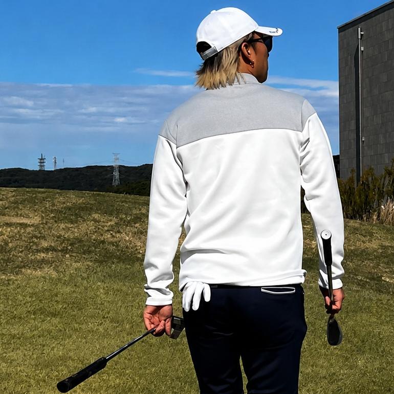 COMONGOLF（コモンゴルフ） ゴルフウェア メンズ 秋冬 冬 長袖 モック