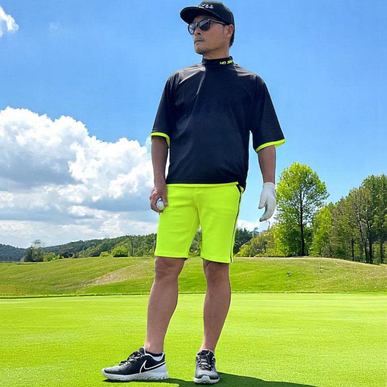 COMONGOLF（コモンゴルフ） ゴルフウェア メンズ 半袖 完成 コーデ上下