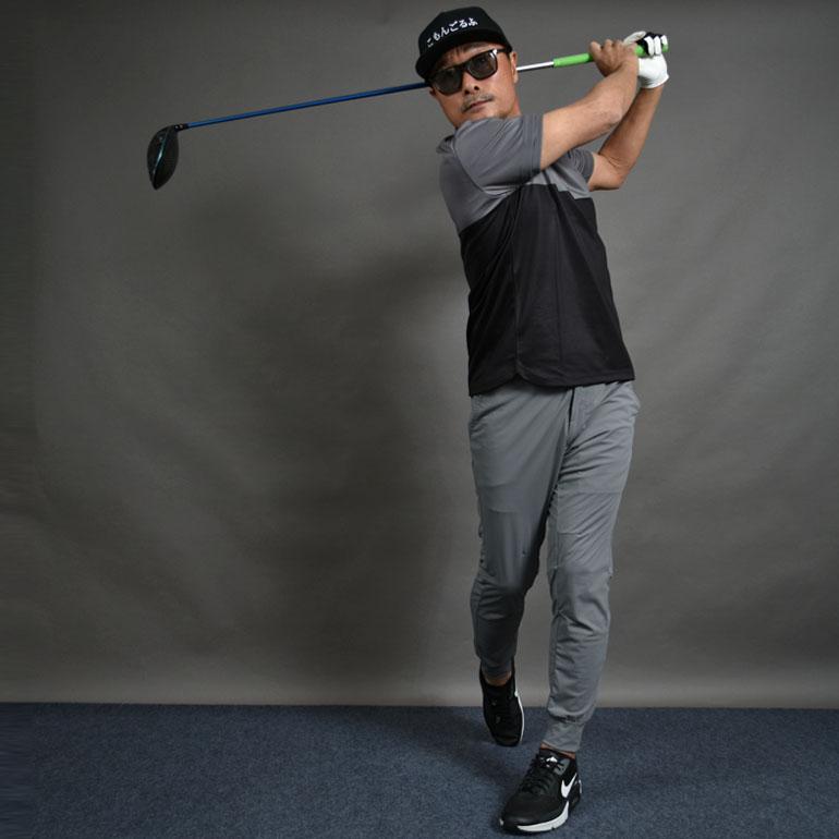 COMONGOLF（コモンゴルフ） ゴルフウェア 半袖 夏 モックネック 吸汗速