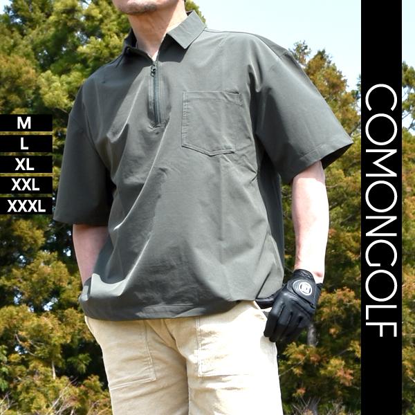 COMONGOLF（コモンゴルフ） ゴルフウエア メンズ 夏 ポロシャツ 半袖